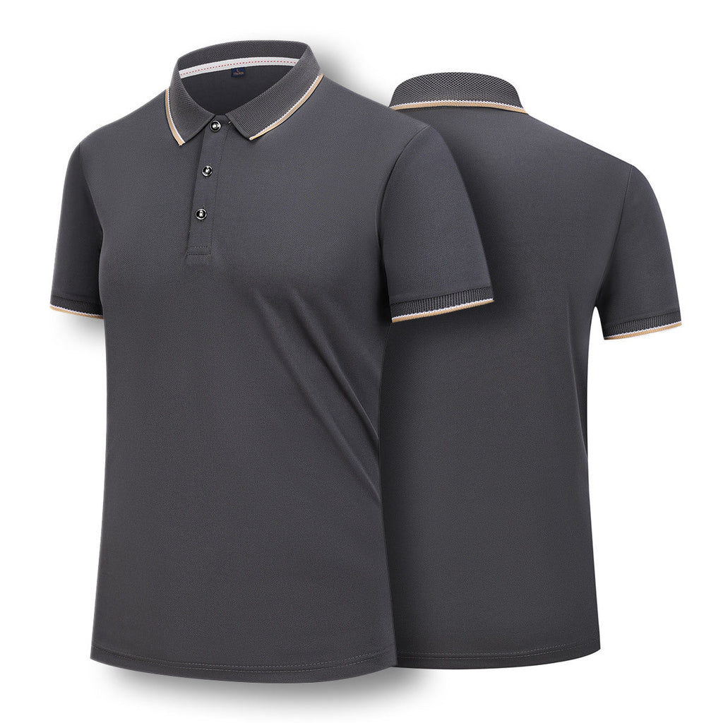 Quick-drying Polo Shirt Men's Lapel Short Sleeve