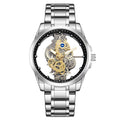 Double-sided Transparent Cutout Automatic Men's Mechanical Watch
