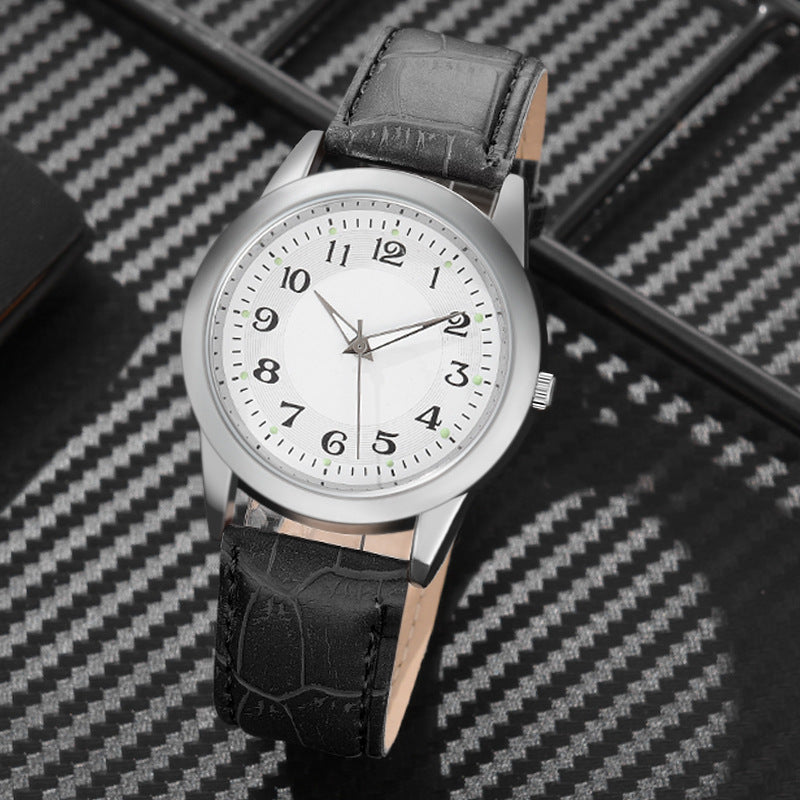 Men's Leather Belt Quartz Watch