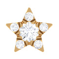 Genuine Diamond Star Nose Pin