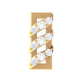 Minimalist Diamond Gold Bar Earring for Tragus Piercing