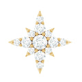 Sparkling Diamond Starburst Earring for Cartilage Piercing