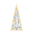 Dainty Diamond Gold Triangle Tragus Earring