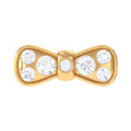 Moissanite Cute Bow Cartilage Earring with Certificate