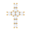 Minimalist Moissanite Cross Cartilage Earring