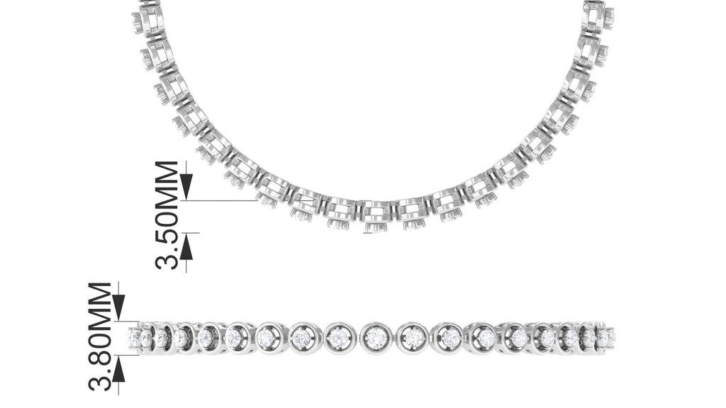 1.50 CT Zircon Tennis Bracelet