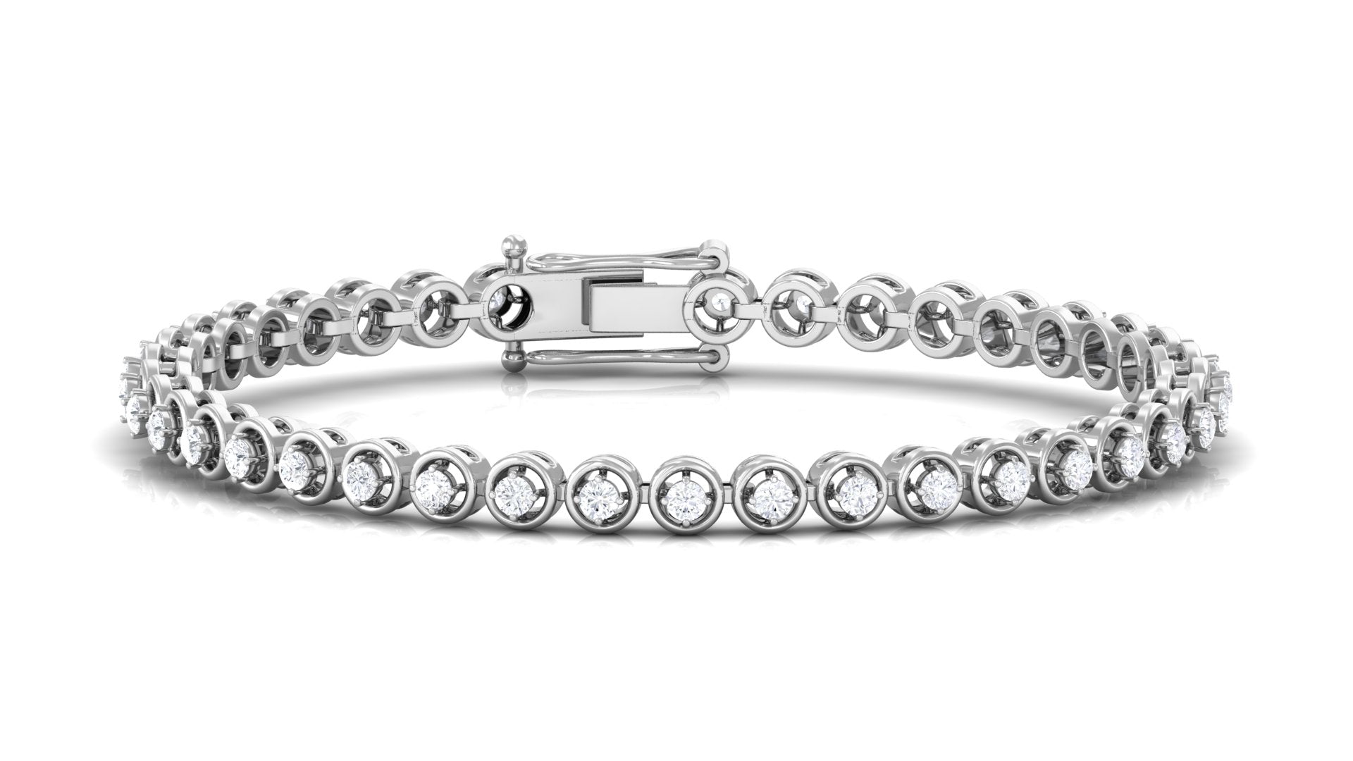 1.50 CT Zircon Tennis Bracelet