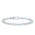 Certified Lab Grown Classic Round Diamond Bridal Tennis Bracelet