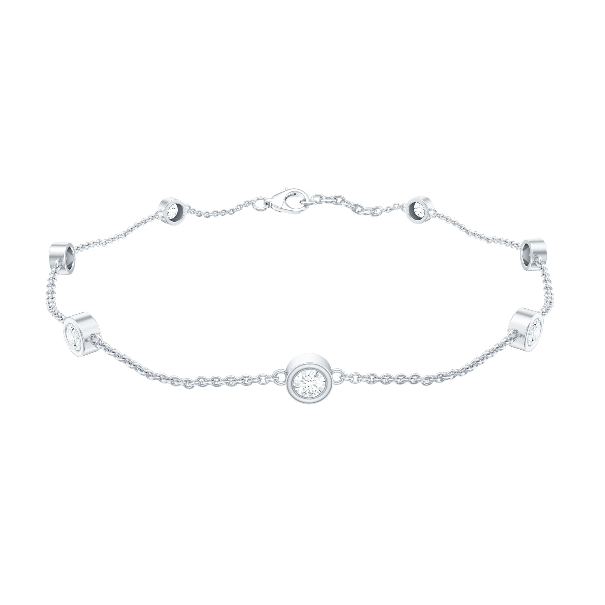Lab Grown Diamond Chain Bracelet for Women