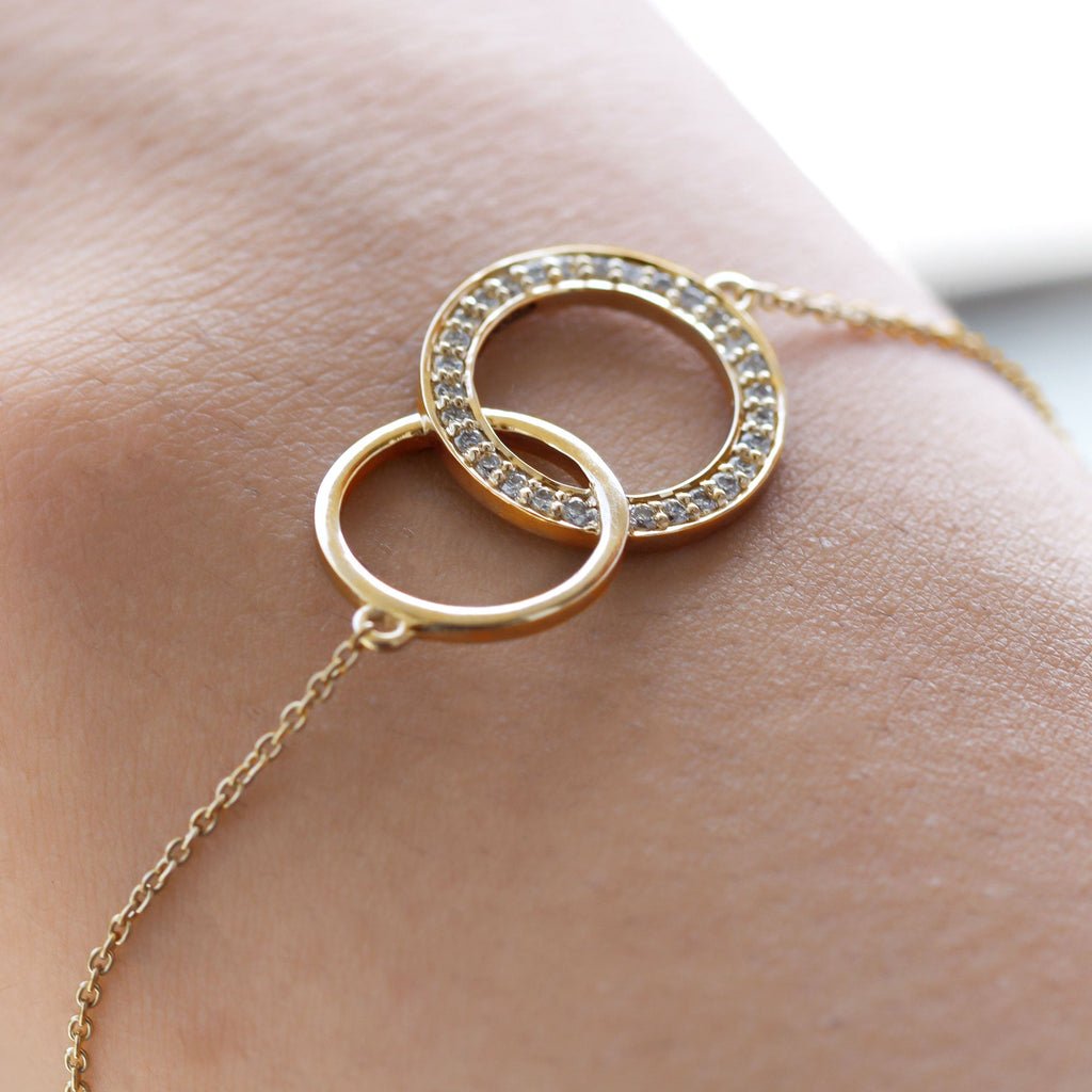 Diamond Eternity Chain Bracelet For Women