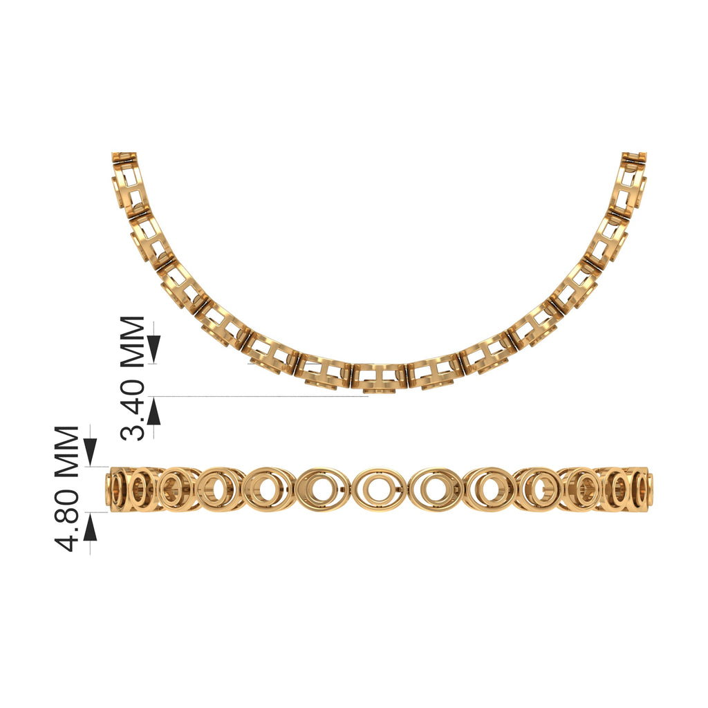 Bezel Set 2.61 Carat Natural Pink Tourmaline Tennis Bracelet for Women