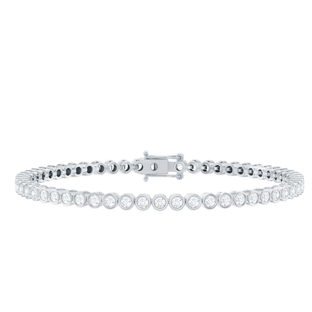 3.50 CT Moissanite Wedding Tennis Bracelet For Bride