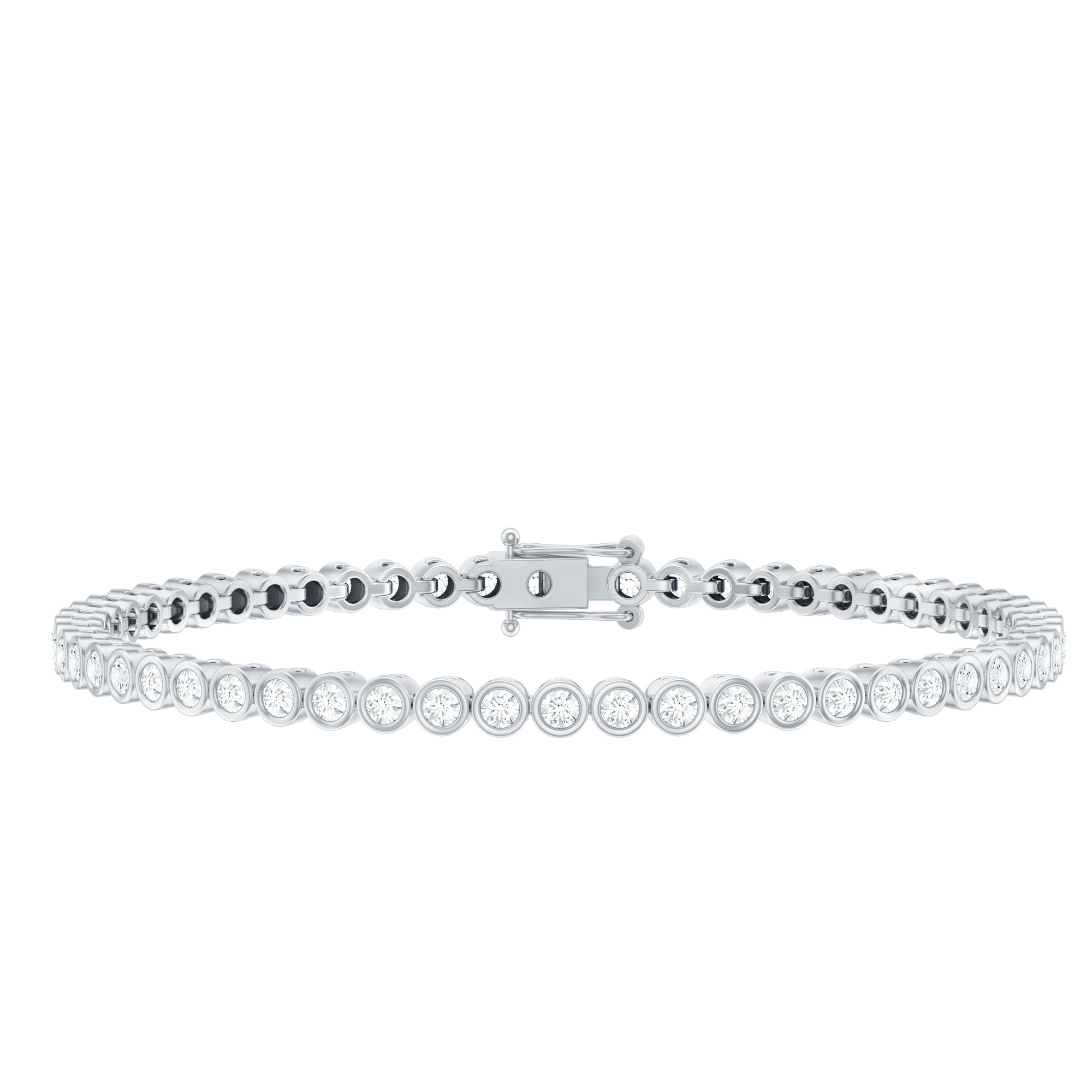 3.50 CT Moissanite Wedding Tennis Bracelet For Bride