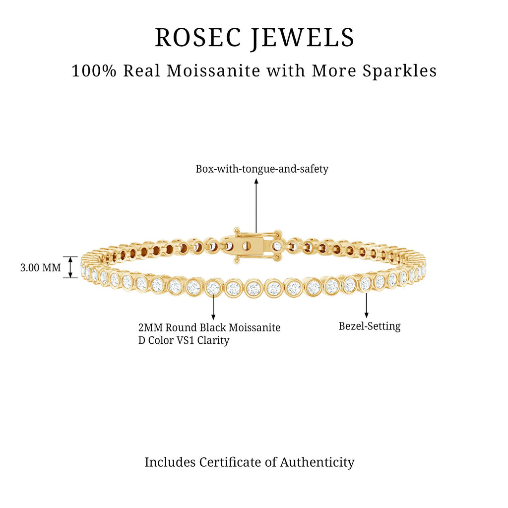 3.50 CT Moissanite Wedding Tennis Bracelet For Bride