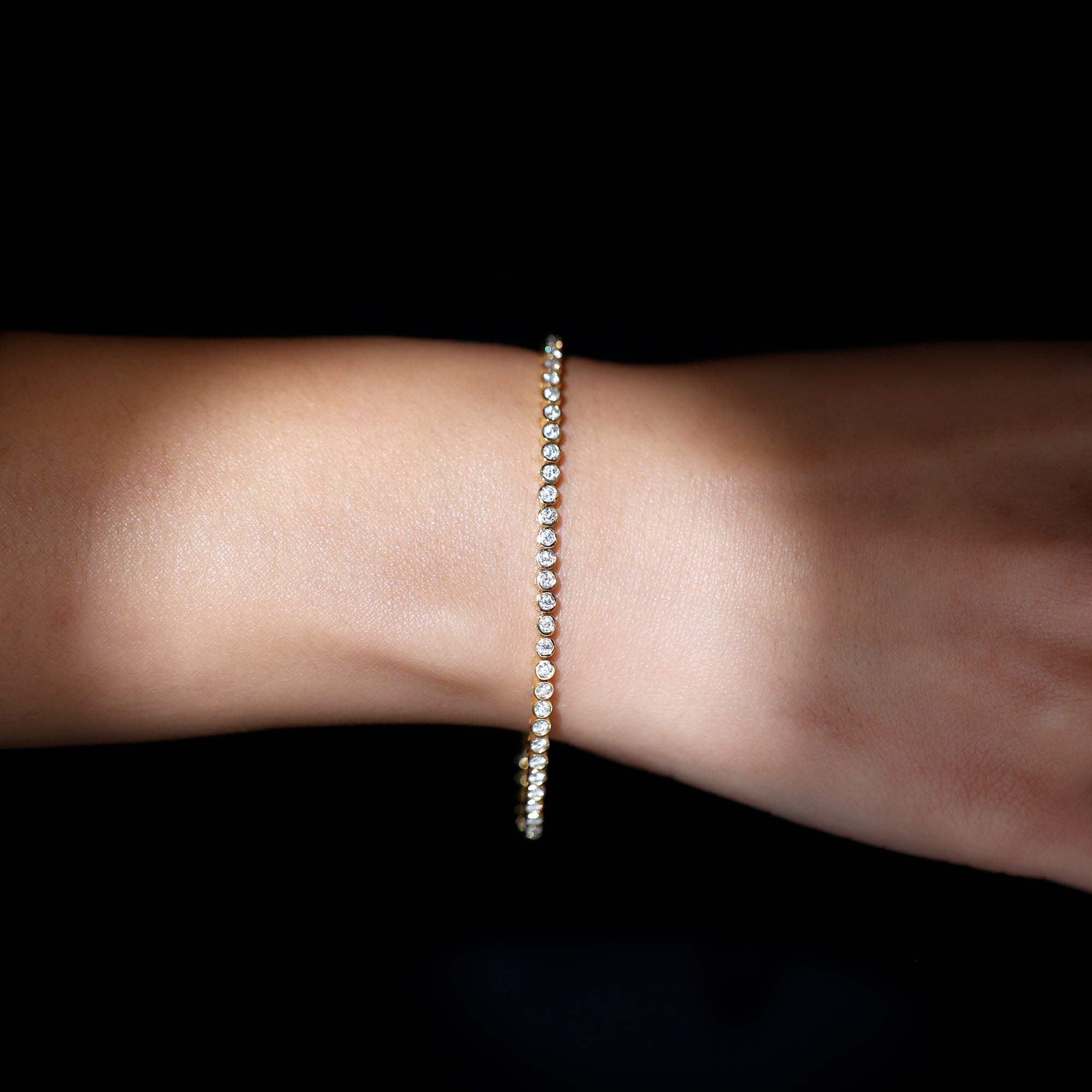 3.50 CT Moissanite Wedding Tennis Bracelet For Bride