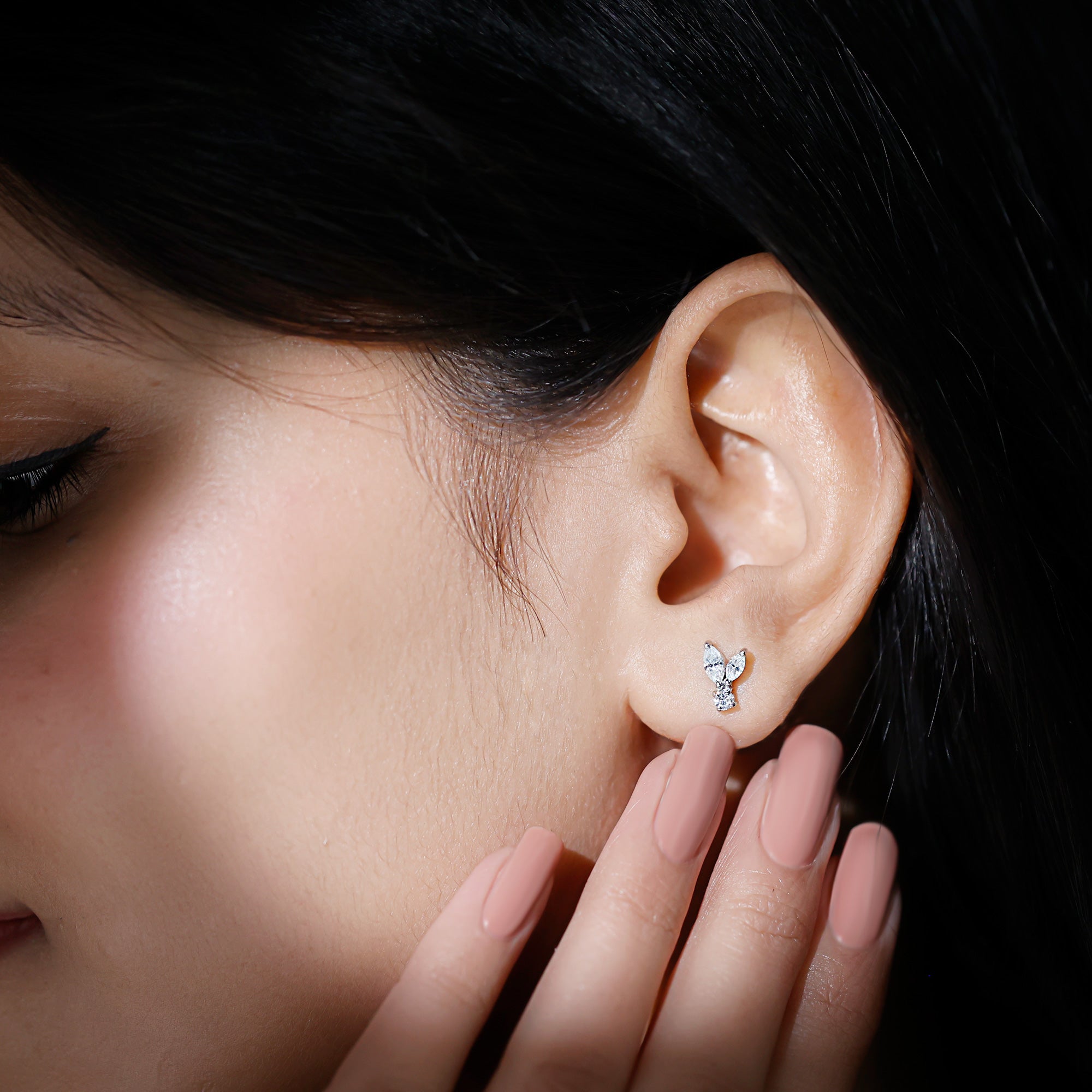 Certified Lab Grown Diamond Everyday Earrings With Screw Back
