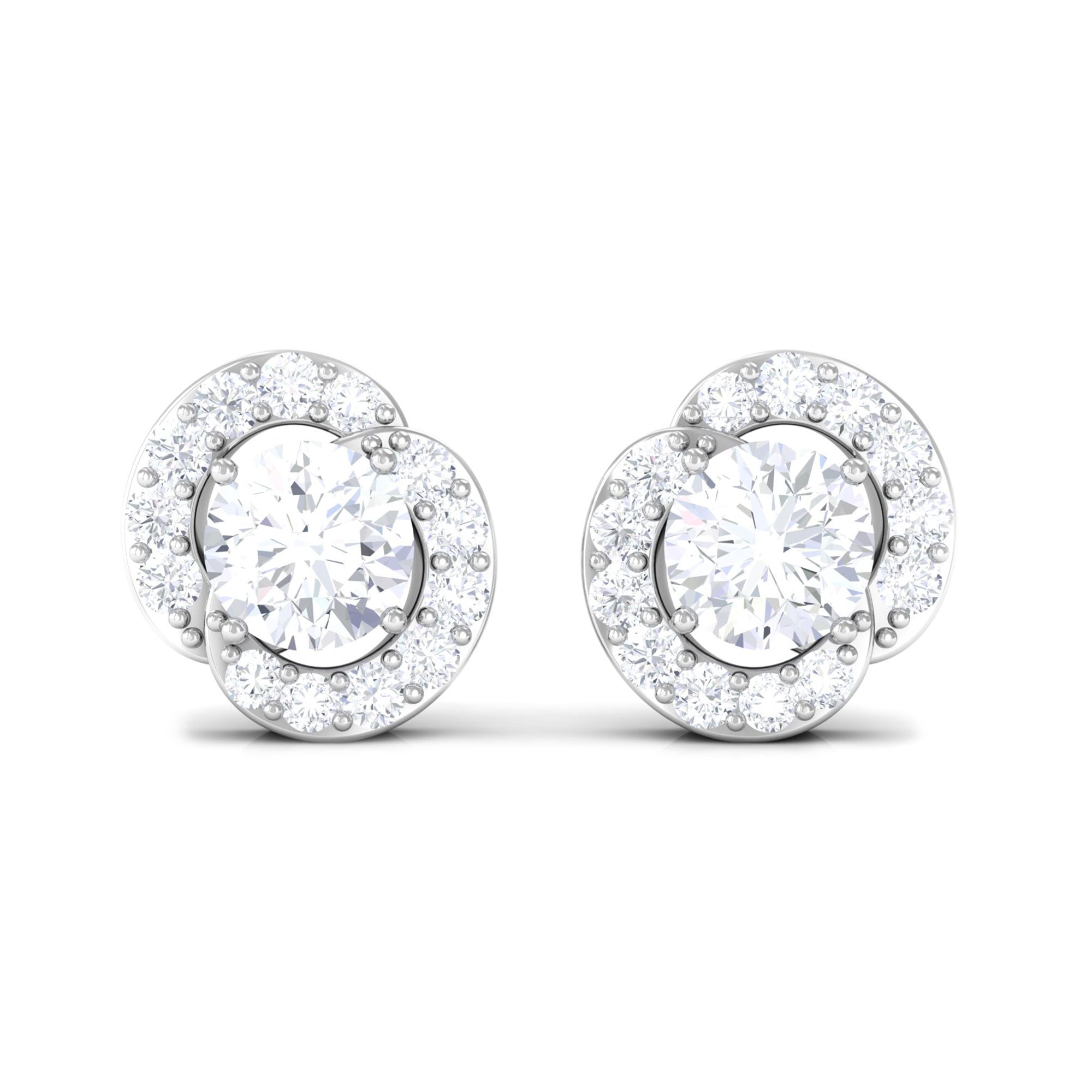 Certified Real Diamond Stud Earrings for Everyday