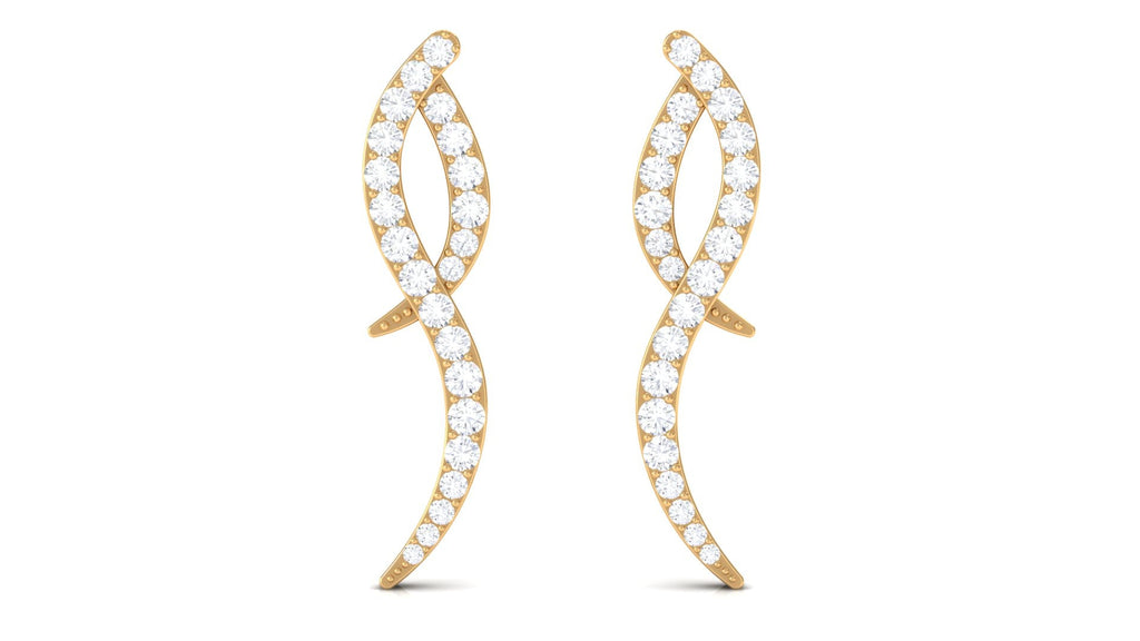 Minimal Diamond Stud Earrings with Certificate