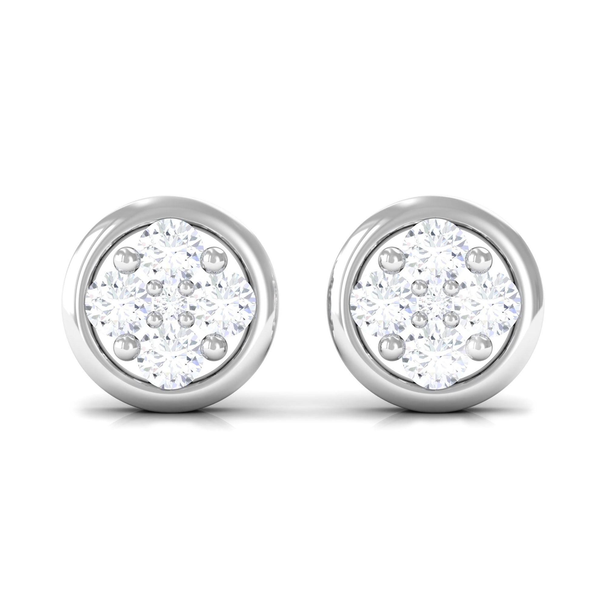 Genuine Diamond Studs with Screw Back