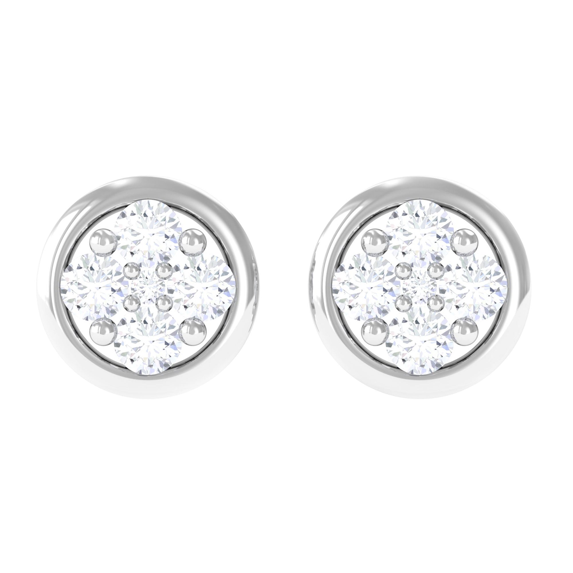 Genuine Diamond Studs with Screw Back
