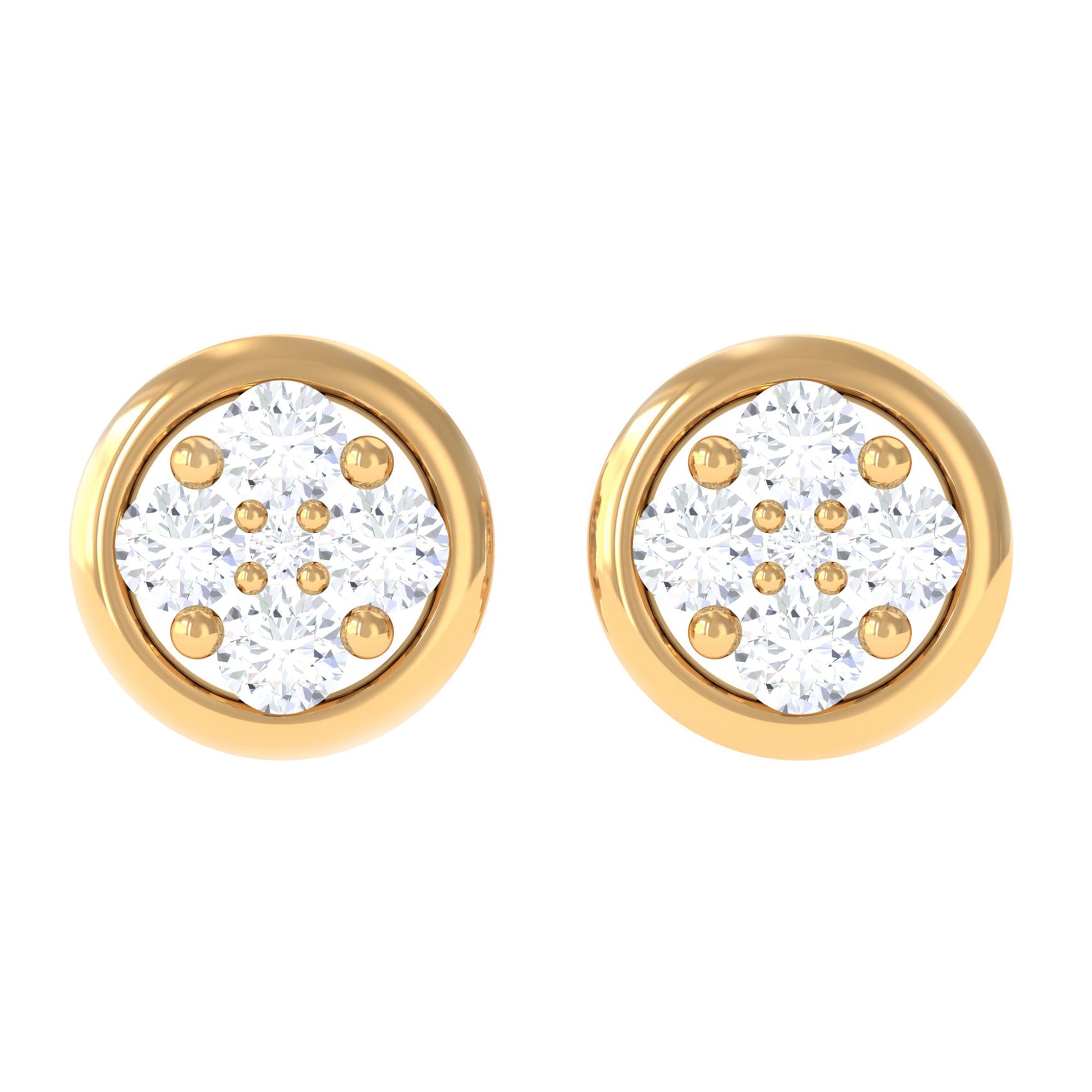 Genuine Diamond Studs with Screw Back