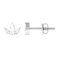 1/2 CT Marquise Cut Diamond Leaf Stud Earrings