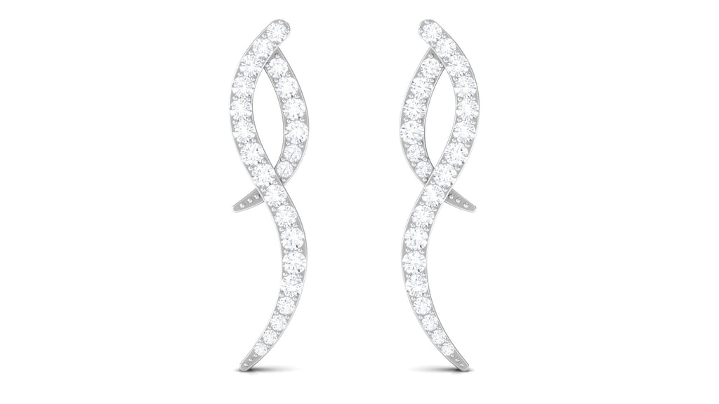 Minimal Diamond Stud Earrings with Certificate