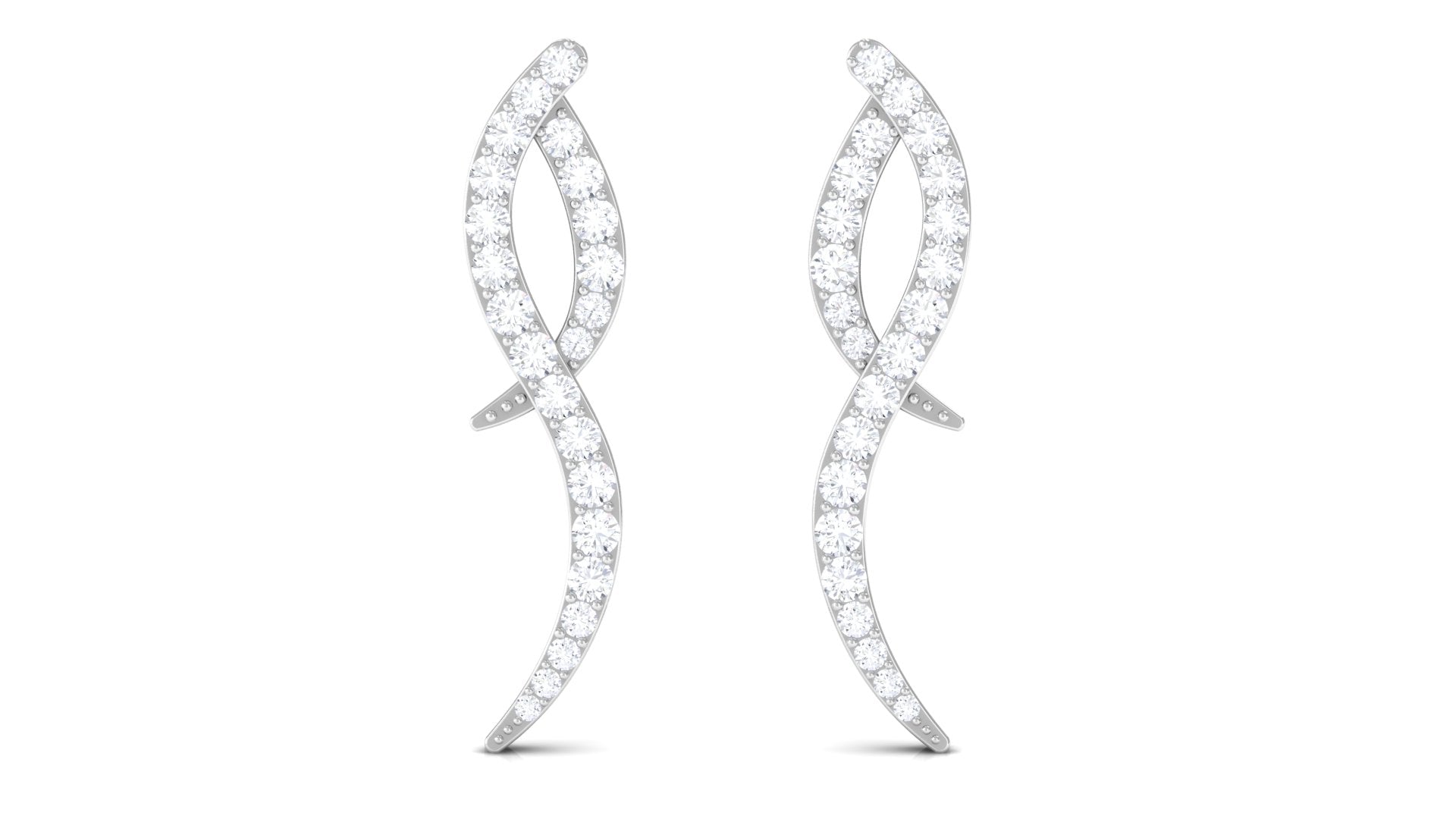 Minimal Diamond Stud Earrings with Certificate