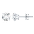 Brilliant Cut Lab Grown Diamond 1 Carat Stud Earrings