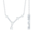 Moissanite Cancer Zodiac Constellation Necklace