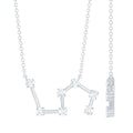 Moissanite Constellation Leo Zodiac Sign Necklace