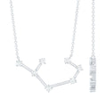 Certified Moissanite Constellation Sagittarius Zodiac Sign Necklace
