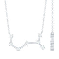 Certified Moissanite Constellation Scorpio Zodiac Necklace