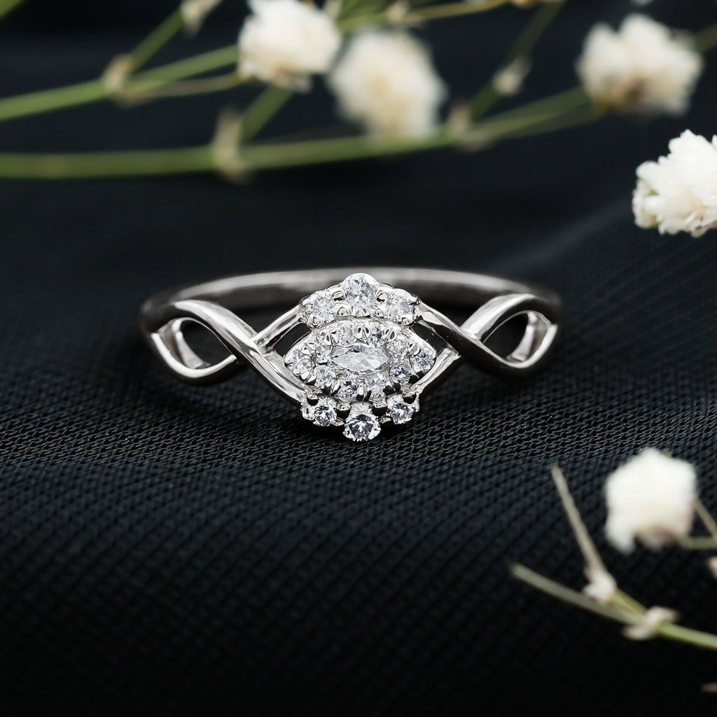 Certified Diamond Infinity Promise Ring