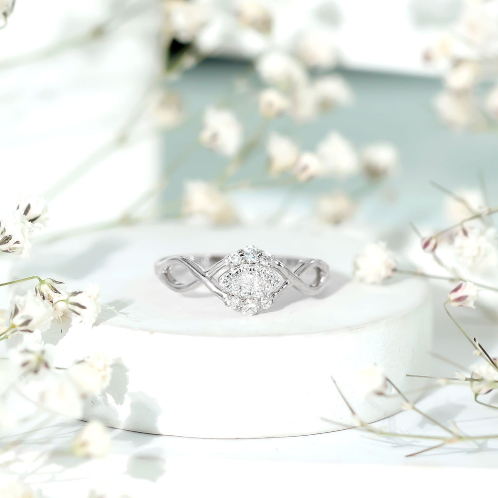 Certified Diamond Infinity Promise Ring