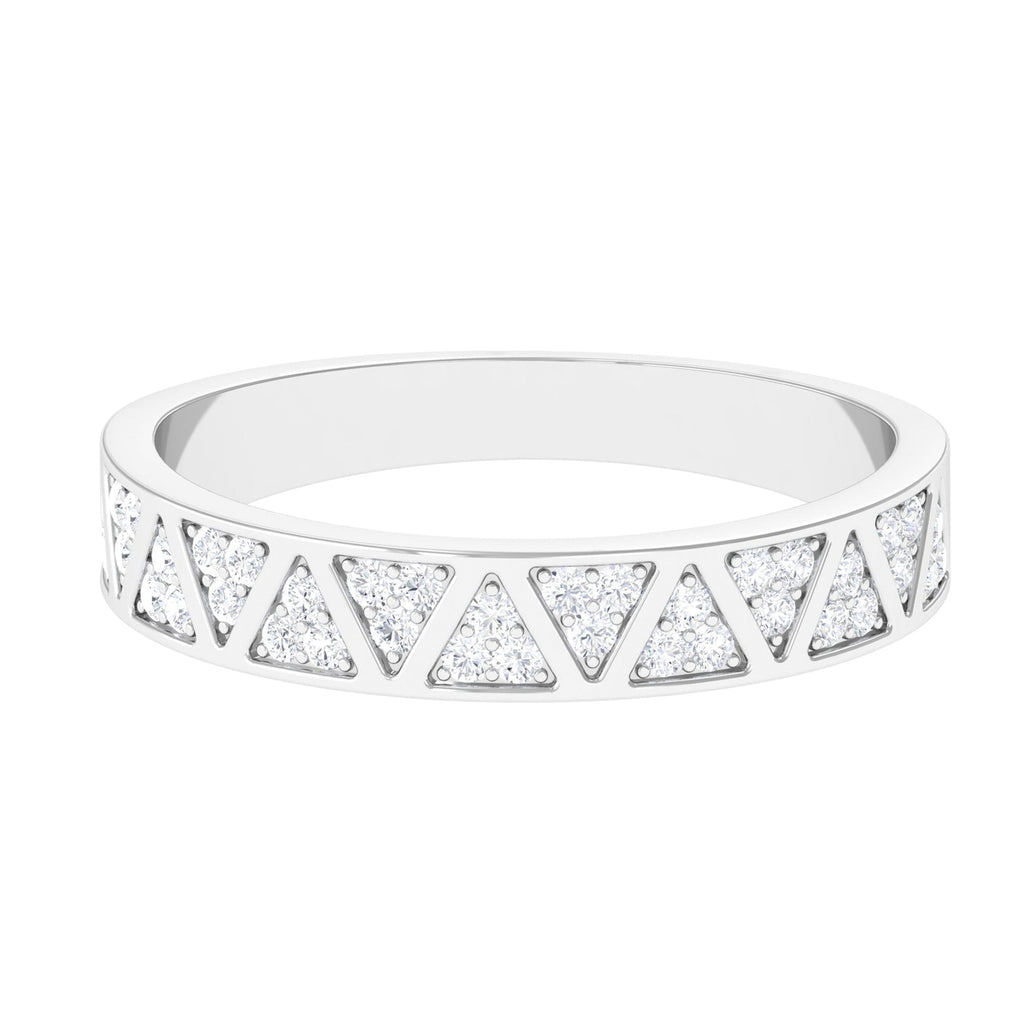 Certified Natural Diamond Wedding Band Ring for Women