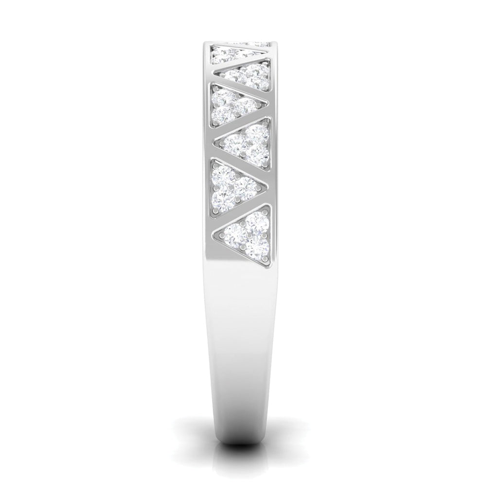 Certified Natural Diamond Wedding Band Ring for Women