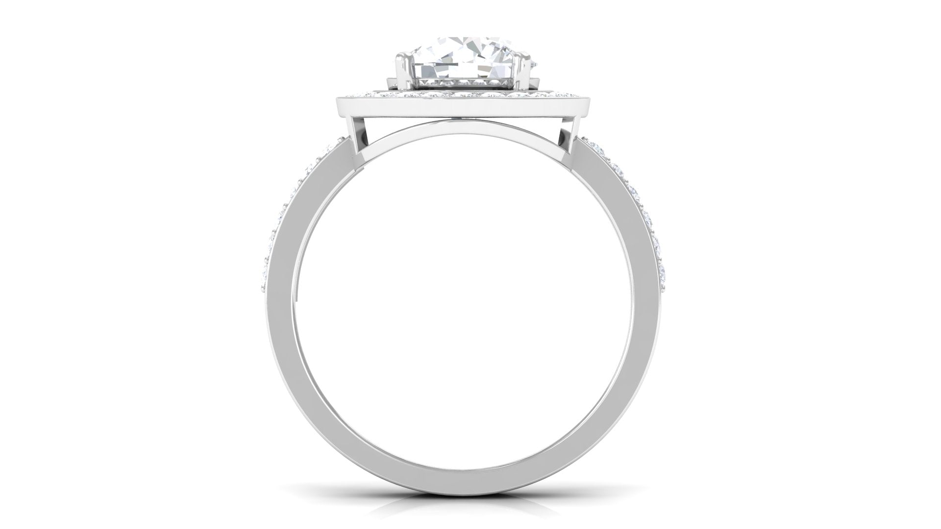 3.25 CT Classic Cubic Zirconia Engagement Ring