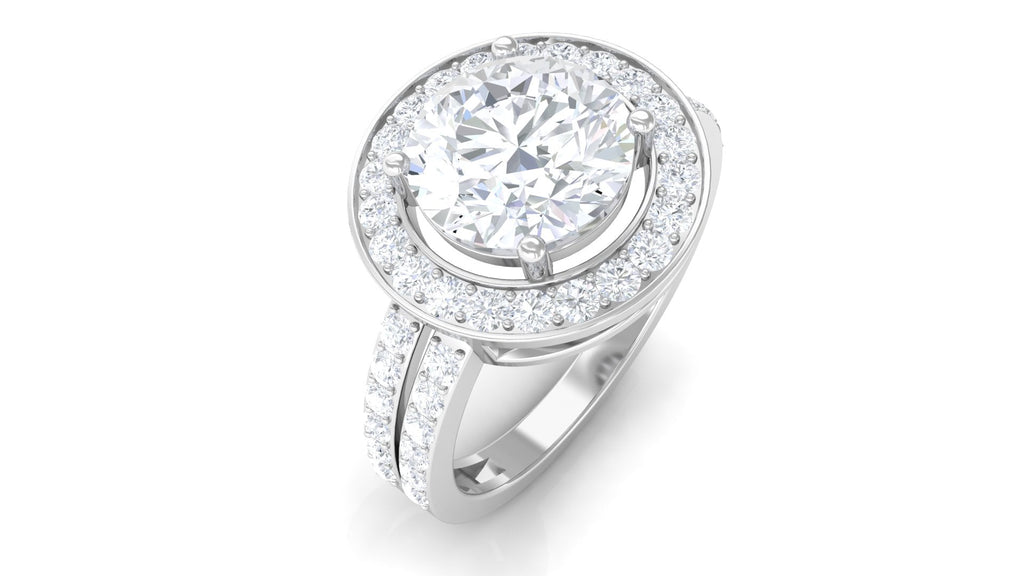 3.25 CT Classic Cubic Zirconia Engagement Ring