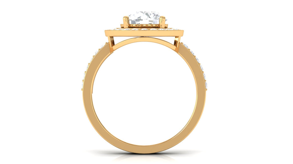 3.25 CT Classic Cubic Zirconia Engagement Ring