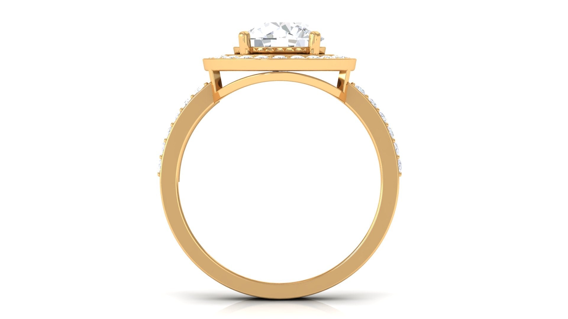 3.25 CT Classic Cubic Zirconia Engagement Ring