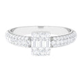 1.25 CT Classic Cubic Zirconia Engagement Ring in Gold