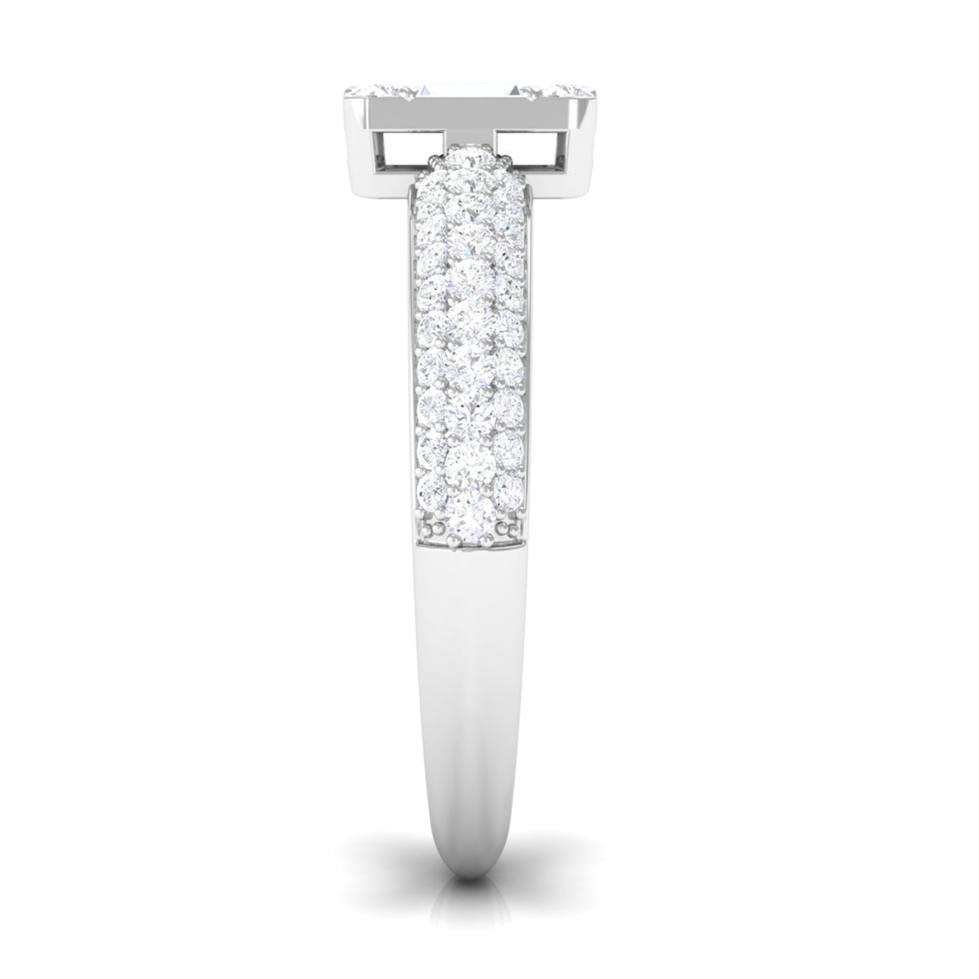 1.25 CT Classic Cubic Zirconia Engagement Ring in Gold