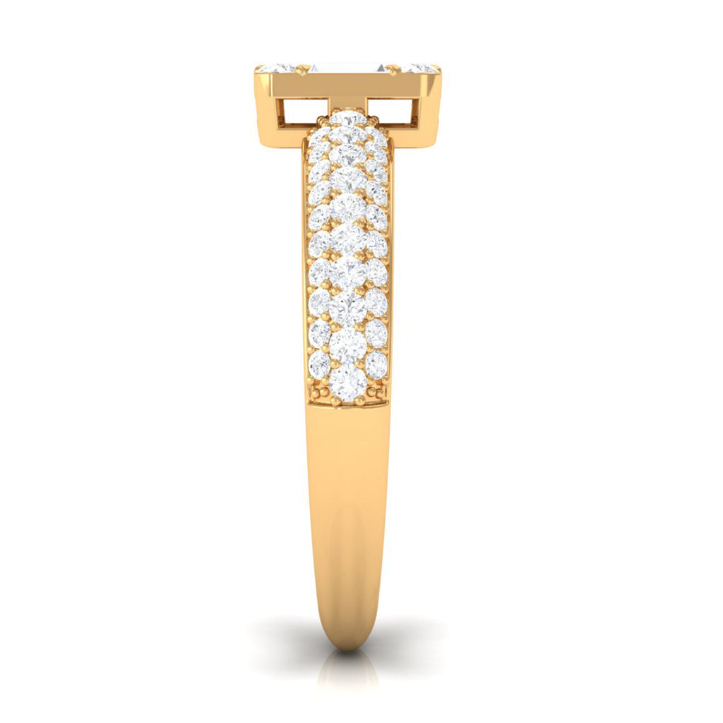 1.25 CT Classic Cubic Zirconia Engagement Ring in Gold