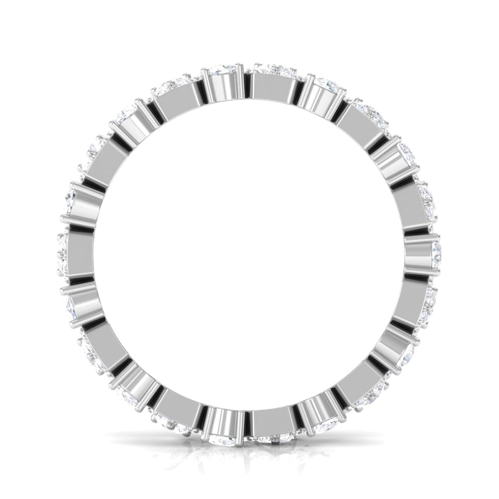 Zircon Wedding Anniversary Eternity Ring