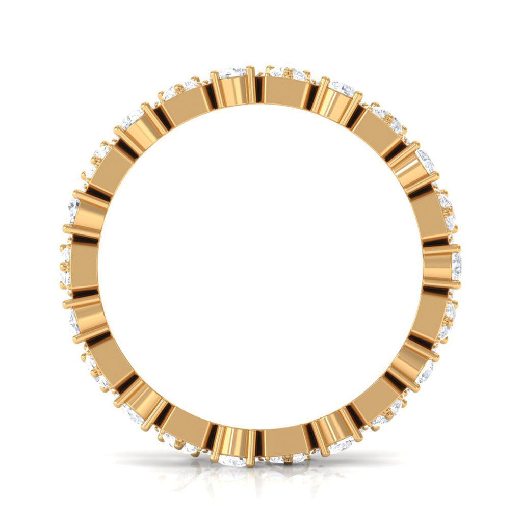 Zircon Wedding Anniversary Eternity Ring