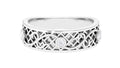 Bezel Set Round Diamond Filigree Ring