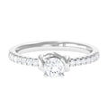 Genuine Diamond Promise Ring for Proposal