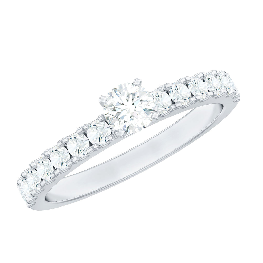 Natural Diamond Promise Ring for Engagement