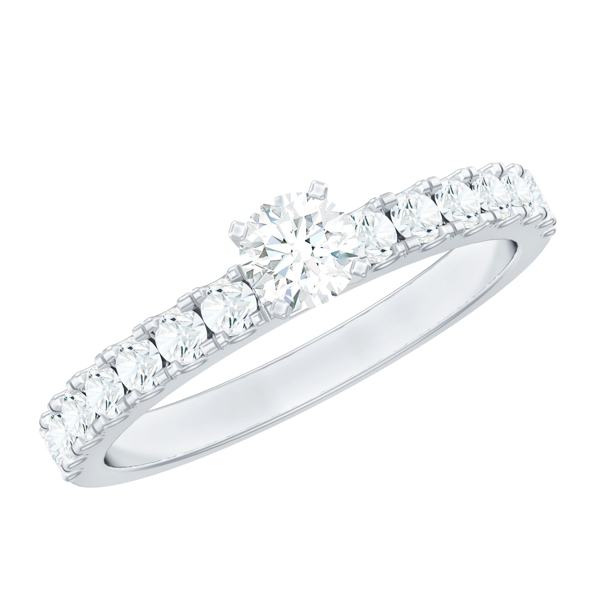 Natural Diamond Promise Ring for Engagement